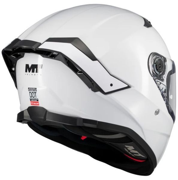 Мотошолом MT Thunder 4 SV Pure білий, XL 130800PA0107 фото