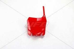 Пластик переднего номера Honda CRF 450R 13-16, CRF 250R 14-17, UFO HO04656-070 Red HO04656070 фото