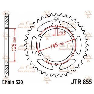Задня зірка JT JTR855.48 Black JTR855.48ZBK фото