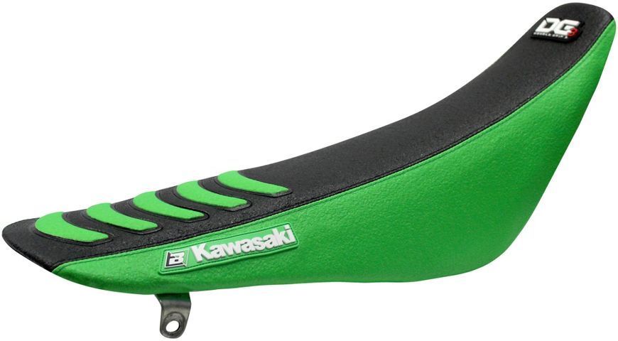 Чехол сиденья Kawasaki KX 125-250 '03-'08 DOUBLE GRIP, Blackbird E1421H зеленый/черный E1421H фото