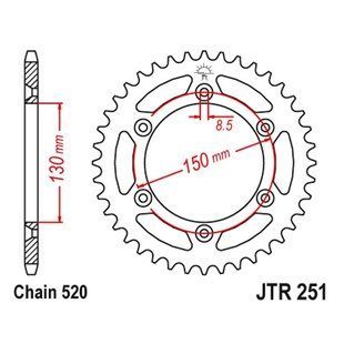 Задня зірка JT JTR251.48SC JTR251.48SC фото