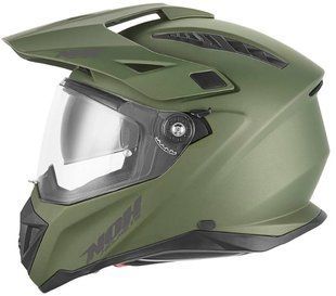 Мотошлем NOX N350 Trail матовый хаки, M CASQN350KAKIMAT.M фото