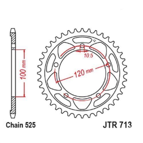 Задняя звезда JT JTR713.41 JTR713.41 фото