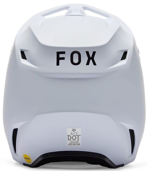 Мотошлем детский Fox Yth V1 Solid белый, S 31405-067-YS фото