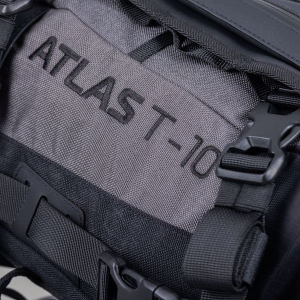 Сумка на сидіння/багажник Oxford Atlas T-10 Advanced сірий/чорний (10л) OL00502 фото